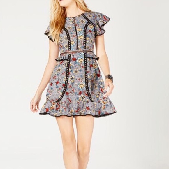 Laundry by Shelli Segal Womens Mini Dress Studded - Picture 2 of 3